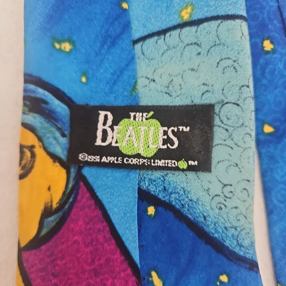 Tie Beatles Necktie Do You Want To Know A Secret George Harrison 1991 Apple Corp
